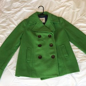 Green Pea Coat